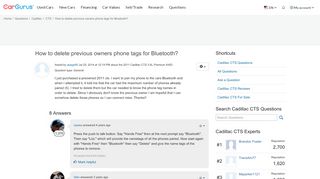 
                            11. How to delete previous owners phone tags for Bluetooth? - CarGurus