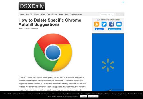 
                            7. How to Delete Specific Chrome Autofill Suggestions - OSXDaily