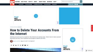 
                            9. How to Delete Your Accounts From the Internet | PCMag.com