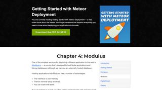 
                            11. How To Deploy a Meteor Application to Modulus.io