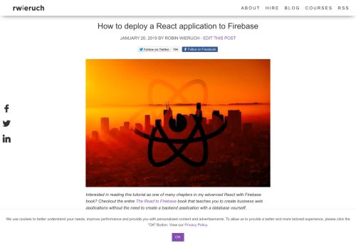 
                            11. How to deploy a React application to Firebase - RWieruch