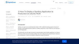 
                            5. How To Deploy a Symfony Application to Production on Ubuntu 14.04 ...