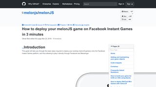 
                            12. How to deploy your melonJS game on Facebook Instant Games in 3 ...