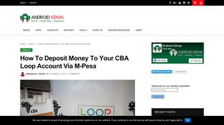 
                            11. How to deposit money to your CBA Loop account via M-Pesa