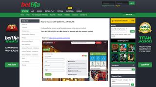 
                            7. How to Deposit with QUICKTELLER ONLINE - Bet9ja Nigeria Sport ...