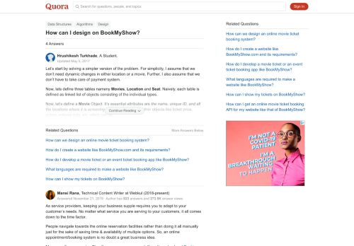 
                            10. How to design on BookMyShow - Quora