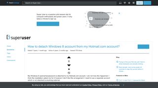 
                            6. How to detach Windows 8 account from my Hotmail.com account ...