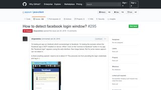 
                            5. How to detect facebook login window? · Issue #295 · appium/java ...