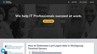 
                            13. How to Determine Last Logon date in Workgroup Terminal Servers