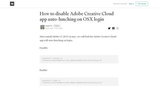 
                            10. How to disable Adobe Creative Cloud app auto-lunching on OSX login