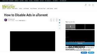 
                            8. How to Disable Ads in uTorrent - Lifehacker