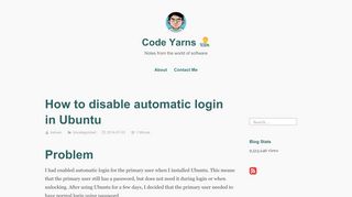 
                            8. How to disable automatic login in Ubuntu – Code Yarns