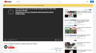 
                            7. How to Disable Facebook Location History on iPhone - YouTube