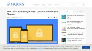 
                            10. How to Disable Google Smart Lock on Android and Chrome - Cyclonis