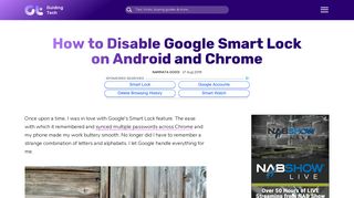 
                            2. How to Disable Google Smart Lock on Android and Chrome
