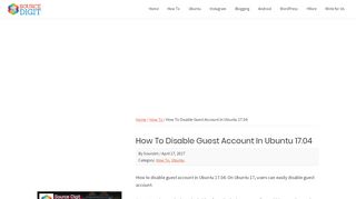 
                            11. How To Disable Guest Account In Ubuntu 17.04 - Source Digit