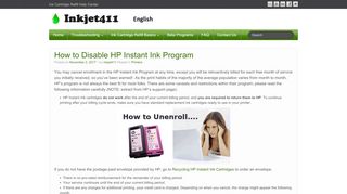 
                            13. How to Disable HP Instant Ink Program | INKJET411