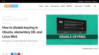 
                            10. How to disable keyring in Ubuntu, elementary OS, and Linux Mint ...