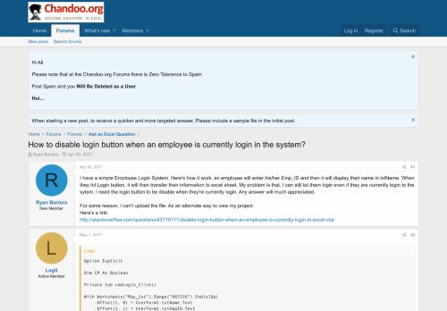 
                            3. How to disable login button when an employee is currently login in ...