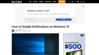 
                            3. How to Disable Notifications on Windows 10