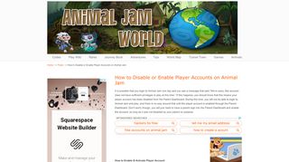 
                            10. How to Disable or Enable Player Accounts on Animal Jam - Animal ...