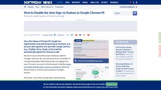 
                            8. How to Disable the Auto Sign-in Feature in Google Chrome 69
