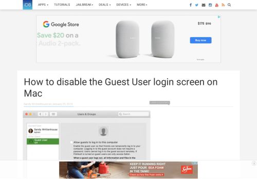 
                            4. How to disable the Guest User login screen on Mac - iDownloadBlog