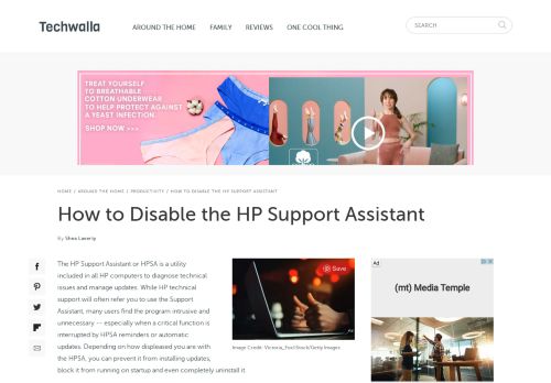 
                            4. How to Disable the HP Support Assistant | Techwalla.com