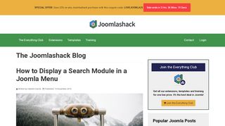 
                            8. How to Display a Search Module in a Joomla Menu - Joomlashack