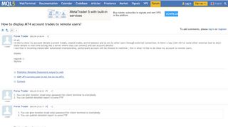 
                            9. How to display MT4 account trades to remote users? - Auto Trading ...