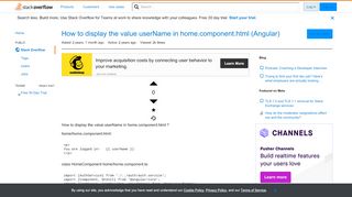 
                            4. How to display the value userName in home.component.html (Angular ...