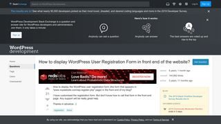 
                            9. How to display WordPress User Registration Form in front end of ...