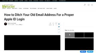 
                            8. How to Ditch Your Old Email Address For a Proper Apple ID Login