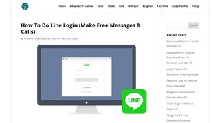 
                            13. How To Do Line Login - Line For PC Download