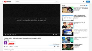 
                            4. How to do Off Line Update with SecuraShield Ultimate Internet ...