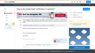 
                            2. how to do simple login verification in android? - Stack Overflow