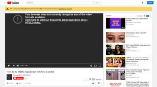 
                            6. How to do TNMC registration renewal in online - YouTube