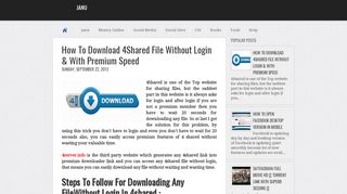 
                            8. How To Download 4Shared File Without Login & With Premium Speed ...