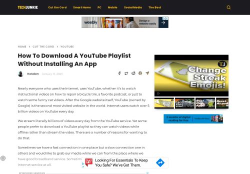 
                            1. How To Download a YouTube Playlist Without Installing an App