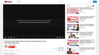 
                            11. How to Download Admit Card for Postman and Mail Guard - India Post ...