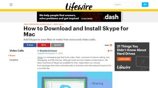 
                            11. How to Download and Install Skype for Mac - Lifewire