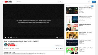 
                            7. How To Download Any Spotify Song To MP3 For FREE - YouTube