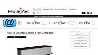
                            8. How to Download Books From Gigapedia | Pen and the Pad
