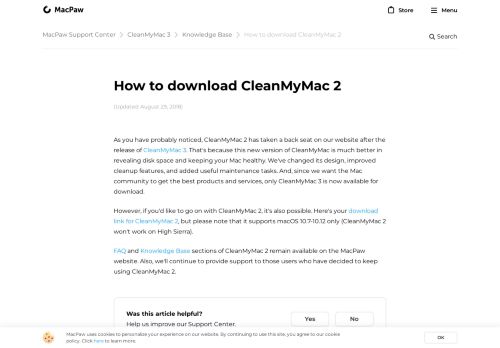 
                            10. How to download CleanMyMac 2 - MacPaw