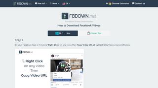 
                            7. How to Download Facebook Videos - FBDOWN - FBDOWN.net