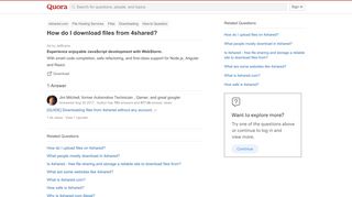 
                            11. How to download files from 4shared - Quora