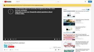 
                            7. How to Download from usercloud - YouTube