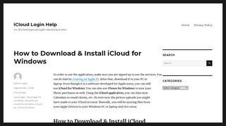 
                            10. How to Download & Install iCloud for Windows - iCloud Login Help