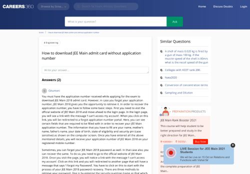 
                            11. How to download JEE Main admit card without application ...