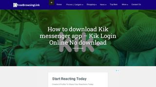 
                            10. How to download Kik messenger app - Kik Login Online No download